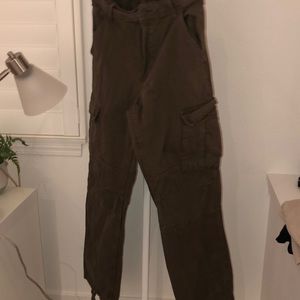 green cargo pants